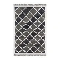 Novogratz Greyback Geometric Indoor Rectangular Accent Rug