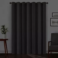 Eclipse Ronneby Stripe Grommet Top Blackout Single Curtain Panel