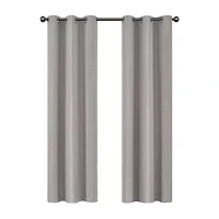 Eclipse Ronneby Stripe Grommet Top Blackout Single Curtain Panel
