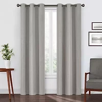 Eclipse Ronneby Stripe Grommet Top Blackout Single Curtain Panel