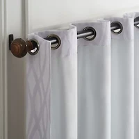 Eclipse Wendell Grommet Top Energy Saving Blackout Single Curtain Panel