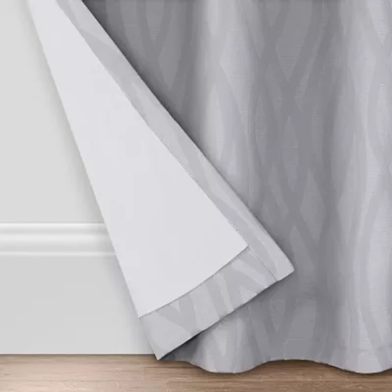 Eclipse Wendell Grommet Top Energy Saving Blackout Single Curtain Panel