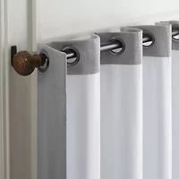 Eclipse Hayward Grommet Top Energy Saving Blackout Single Curtain Panel