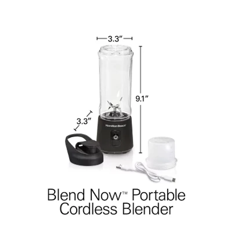 Hamilton Beach Blend Now Portable Cordless Blender