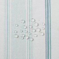 Laura Ashley Easy Care Tablecloth - Teal Stripe