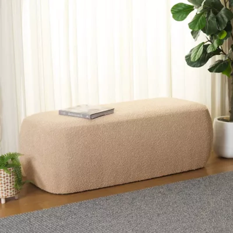 Safavieh Whitley Cushioned Ottoman