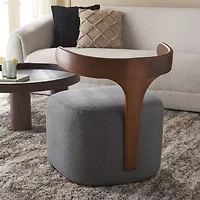 Oreus Cushioned Ottoman