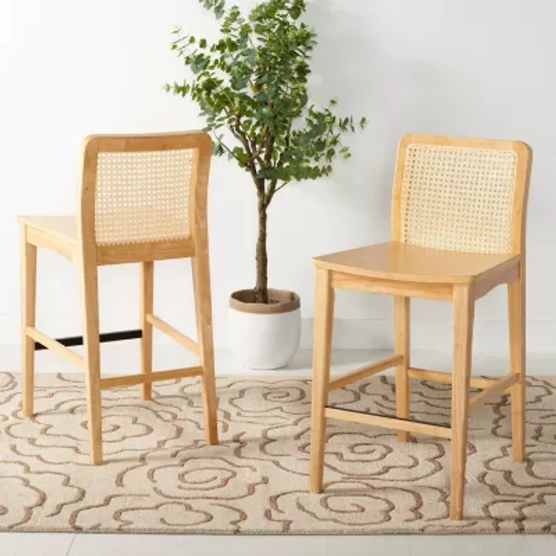 Safavieh Benicio 2-pc. Counter Height Bar Stool