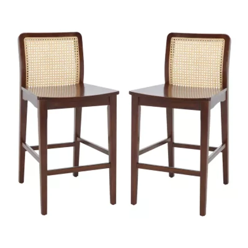 Safavieh Benicio 2-pc. Counter Height Bar Stool