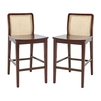 Safavieh Benicio 2-pc. Counter Height Bar Stool