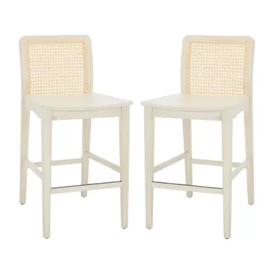 Safavieh Benicio 2-pc. Counter Height Bar Stool