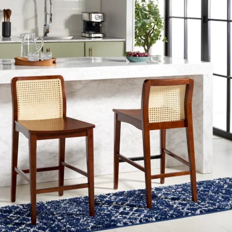 Safavieh Benicio 2-pc. Counter Height Bar Stool