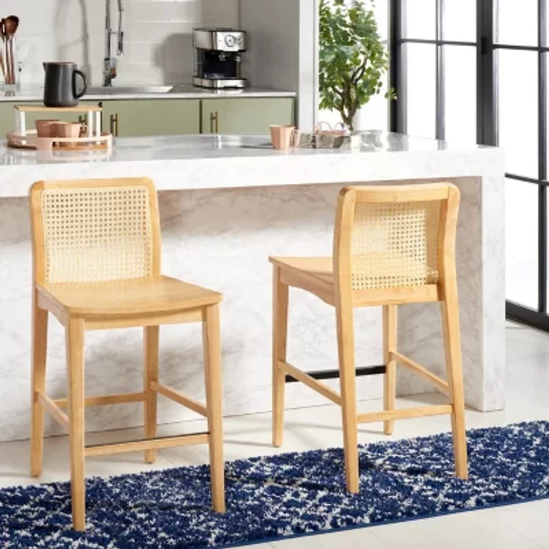 Safavieh Benicio 2-pc. Counter Height Bar Stool