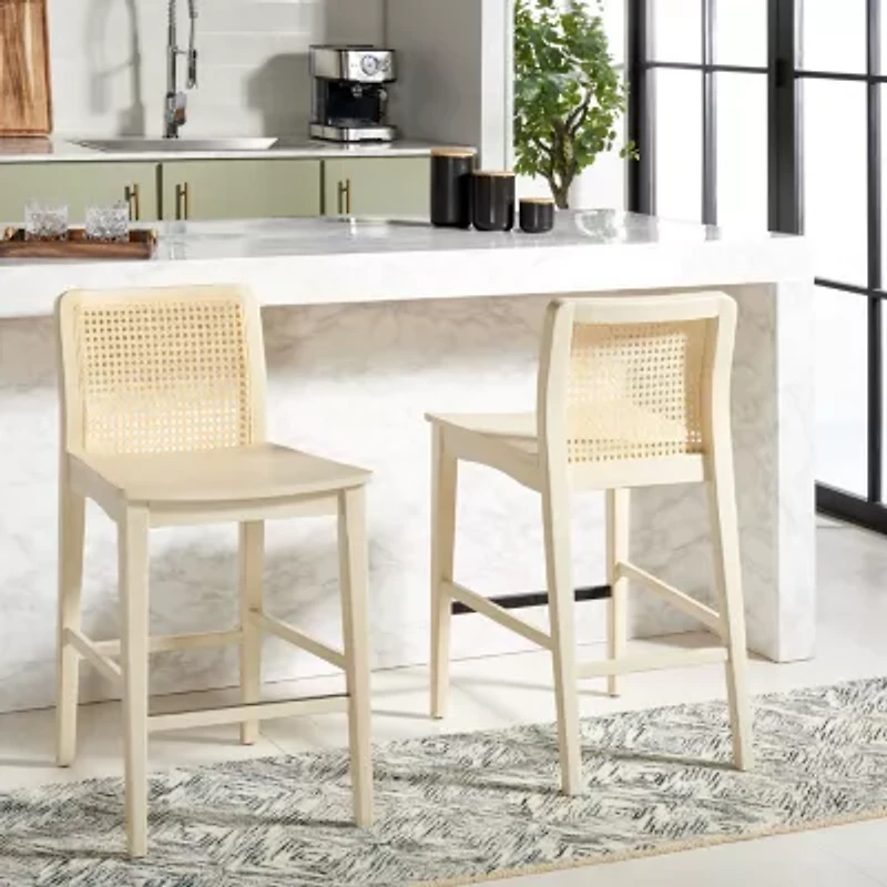 Safavieh Benicio 2-pc. Counter Height Bar Stool