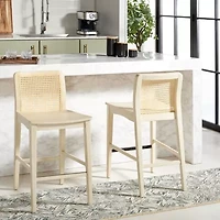 Safavieh Benicio 2-pc. Counter Height Bar Stool