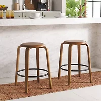 Safavieh Luella 2-pc. Counter Height Bar Stool