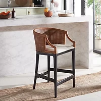 Safavieh Brando Counter Height Upholstered Bar Stool