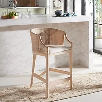 Safavieh Brando Counter Height Upholstered Bar Stool