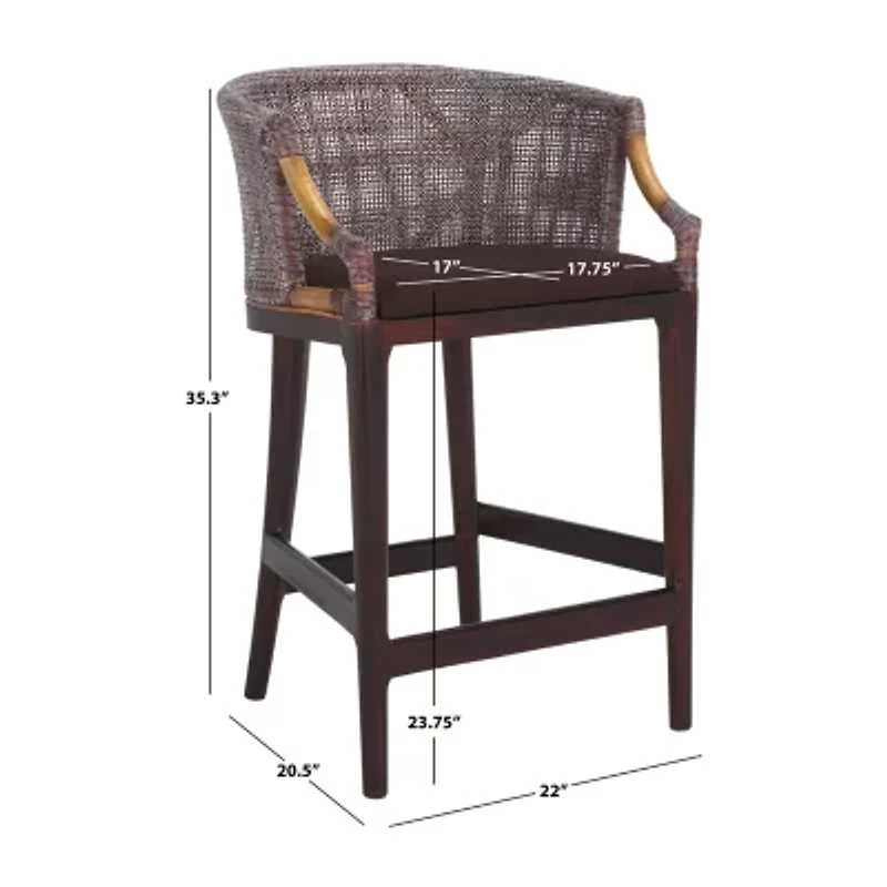 Brando Counter Height Upholstered Bar Stool