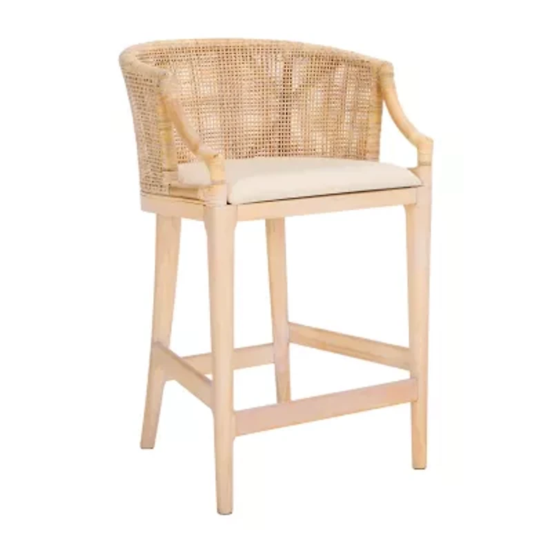Safavieh Brando Counter Height Upholstered Bar Stool