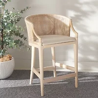 Safavieh Brando Counter Height Upholstered Bar Stool