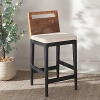 Safavieh Darin Counter Height Upholstered Bar Stool