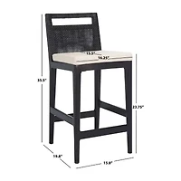 Darin Counter Height Upholstered Bar Stool