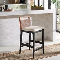 Safavieh Darin Counter Height Upholstered Bar Stool
