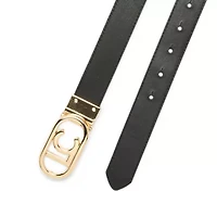 Liz Claiborne Logo Reversible 30mm Womens Belt
