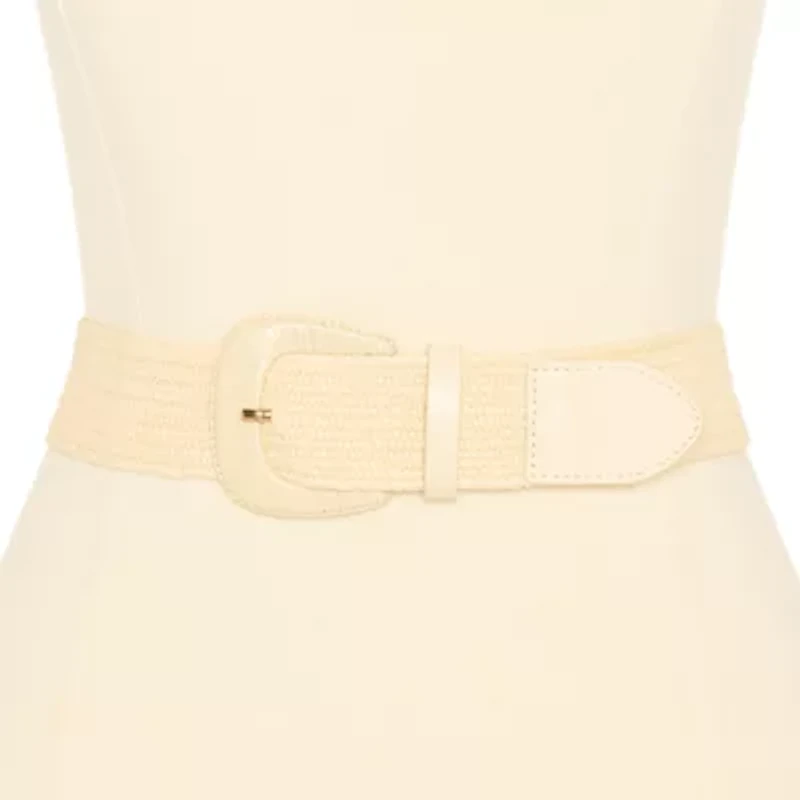 Liz Claiborne Straw Buckle Womens Belt