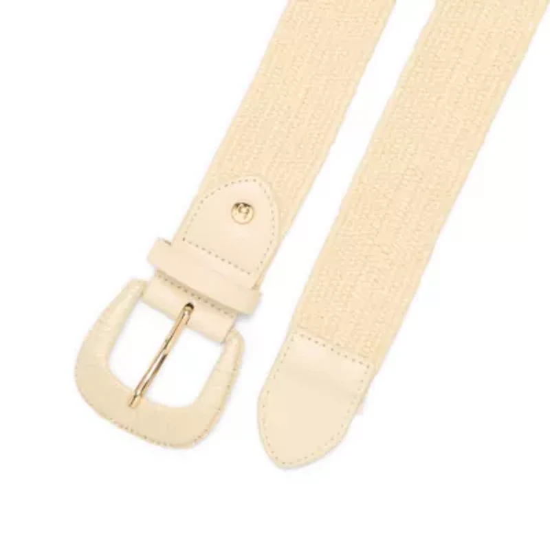 Liz Claiborne Straw Buckle Womens Belt