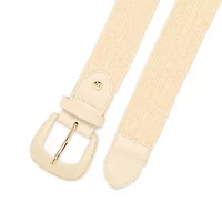 Liz Claiborne Straw Buckle Womens Belt