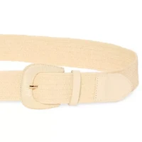 Liz Claiborne Straw Buckle Womens Belt