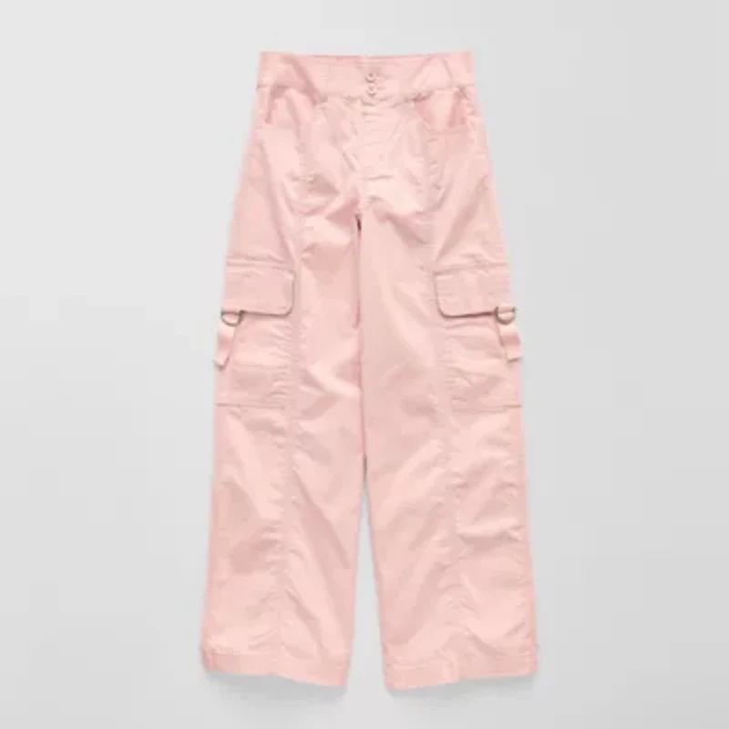 Vanilla Star Big Kid Girls Wide Leg Cargo Pant