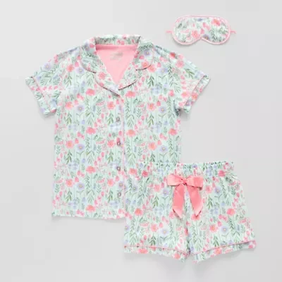Sleep On It Little & Big Kid Girls Short Sleeve 2-pc. Pajama Sets