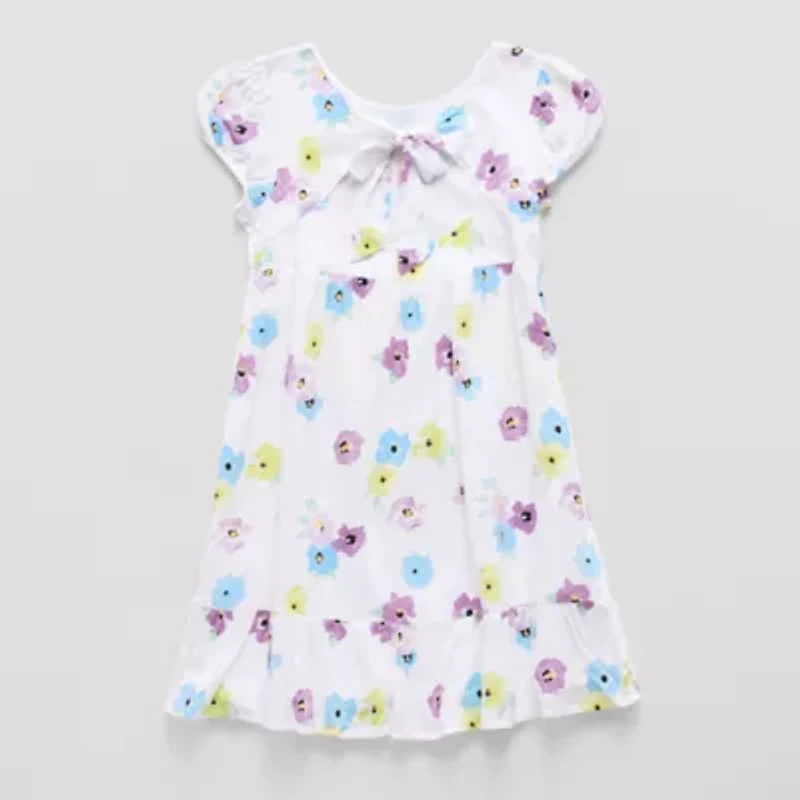 Thereabouts Little & Big Kid Girls Short Sleeve A-Line Dress