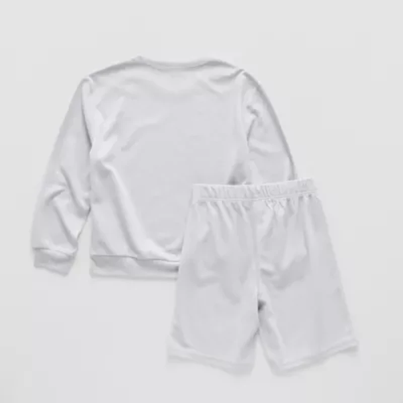 Sleep On It Little & Big Kid Boys Crew Neck Short Sleeve 2-pc. Pajama Sets