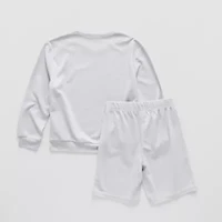Sleep On It Little & Big Kid Boys Crew Neck Short Sleeve 2-pc. Pajama Sets