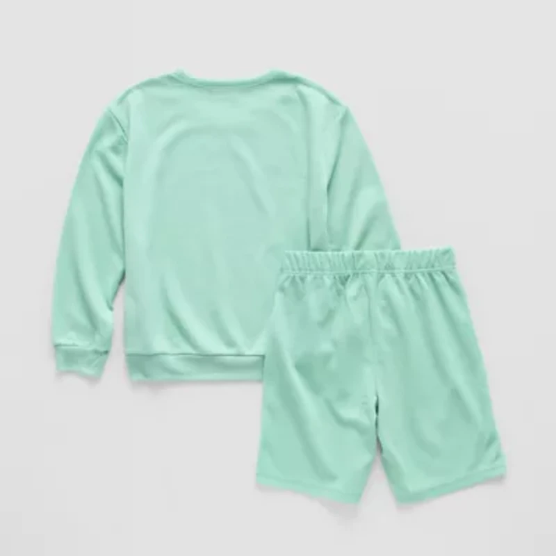 Sleep On It Little & Big Kid Boys Crew Neck Short Sleeve 2-pc. Pajama Sets