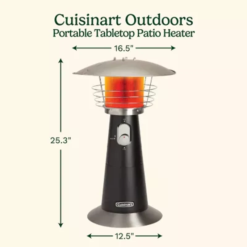 Cuisinart Outdoor Portable Tabletop Patio Heater