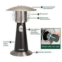 Cuisinart Outdoor Portable Tabletop Patio Heater
