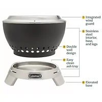 Cuisinart Outdoor 19.5” Cleanburn Smokeless Fire Pit