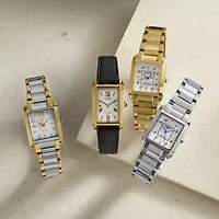 Citizen Bianca Womens Gold Tone Stainless Steel Bracelet Watch Ew5602-57d