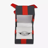 (G, Si2) Womens 1 CT. T.W. Lab Grown White Diamond 10K Gold Round Side Stone Halo Bridal Set