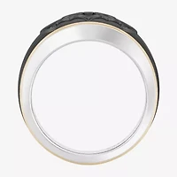 Batman Unisex Adult Genuine Black Onyx 14K Gold Over Silver Sterling Fashion Ring