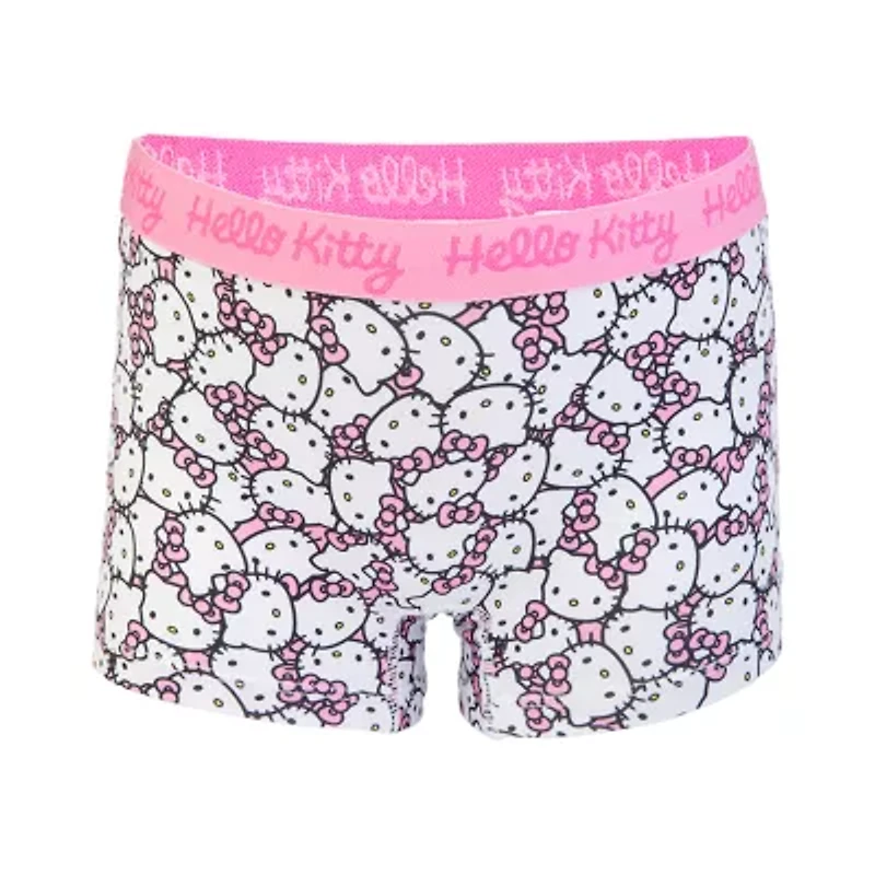 Little & Big Kid Girls Hello Kitty 4 Pack Multi-Pack Boyshort Panty Gabp4583