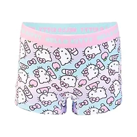 Little & Big Kid Girls Hello Kitty 4 Pack Multi-Pack Boyshort Panty Gabp4583