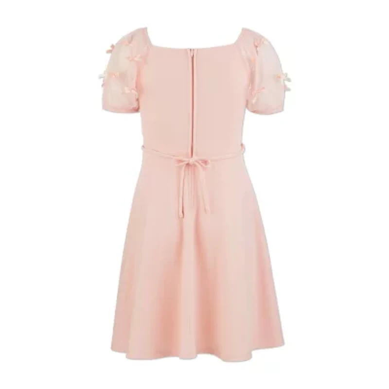 Speechless Big Kid Girls Short Sleeve A-Line Dress