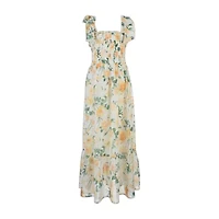 Speechless Big Kid Girls Sleeveless Floral Maxi Dress