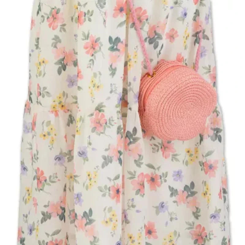 Speechless Big Kid Girls Floral Maxi Dress